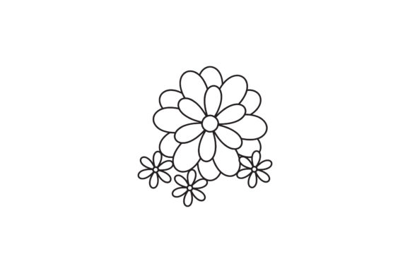 Flowers Illustration Line Styles Graphics Freebies Review