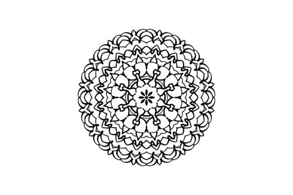Flowers Mandala Art Graphics and Illustrations Review