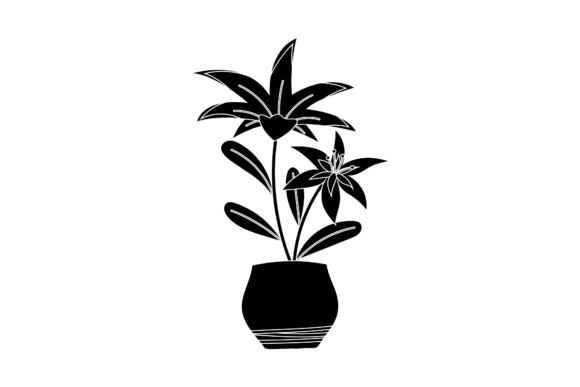 Flowers Pot Garden Black Illustration: A Designer’s Review of Essential Graphics