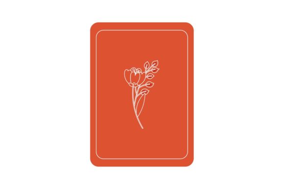 Flowers Red Illustration Graphics for Handmade Creators
