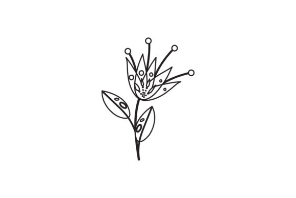 Flowers Vector Illustration Line Styles Graphics and Illustrations Review