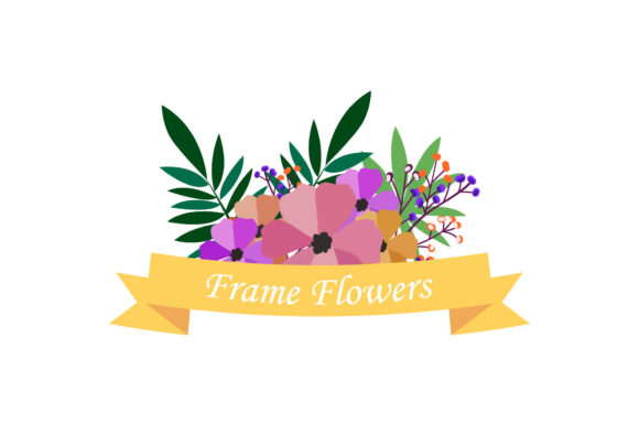 Frame Banner Flowers Graphics and Illustrations Review