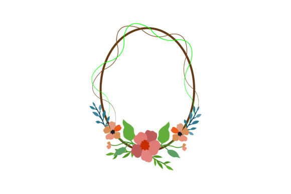 Frame Flowers Element Concept Graphics and Illustrations