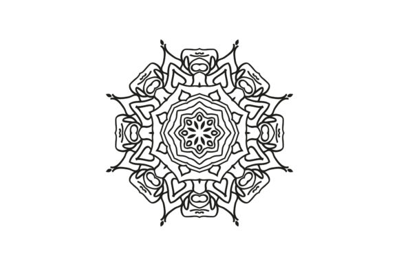 Mandala Indian Design Flowers Graphics and Illustrations Review