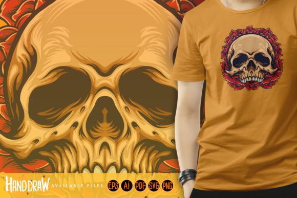 Sugar Skull Roses Frame Illustrations Graphics Review