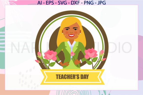 Teacher Badge Frame Flowers Svg Review
